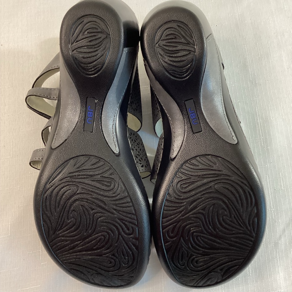 JBU Jambu Women's Charcoal Gray Strappy Sandals NWT Size 9 - Picture 14 of 14